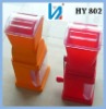 Handy Colorful Plastic Maunal Ice crusher, hand ice crusher
