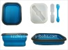 Healthy silicone folding canteen