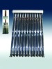 Heat pipe solar water heater collector
