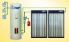 Heat pipe split solar water heater