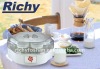 Hexagonal yogurt maker with 8pcs glass jars