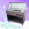 High quality vertical heat preservation electric bain-marie with glass