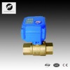 High-tech mini Brass 3/4" 20mm electric valve TF CWX-1.5Q/N for Chill and heating water