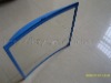 Hole injection glass door for freezer