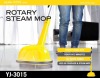 Home steam mop and floor polisher