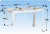 Hot Galvanized Steel A/C Stand