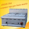 Hot machine :gas bain marie (table top) for restaurant