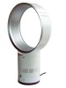 Hot sale 10'' white/silver round shape bladeless fan