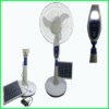 Hotsell Wind Solar Rechargeable fan with 10w panel
