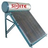 Household Compact evacuated tube unpressurized solar water heater
