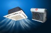 Hydrid solar ceiling air conditioner
