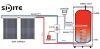 ISO14001 EN 12975 CE Single copper coil High Quality split pressurized solar water heater