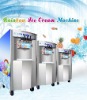 Ice cream machine with precooling system and rainbow