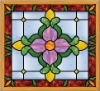 In Full-Color Tiffany Stained Glass Windows