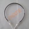 Infrared heater lamp with carbon fiber heating wire