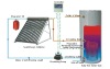 Integrated-pressured solar water heater
