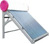 Integrated solar water heater (copper coil)