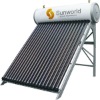 Integration pressurized solar hot water heater
