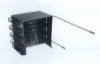 Iron plate wind cooling condenser