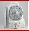 Japan market 36pcs led Rechargeable fan light with radio,PSE DN1618-6