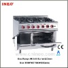 Kitchen cooking equipment(6 Burners Range with Oven)