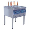 LC-DZML-6(DJS)  6 burner electrical noodle cooker with cabinet for chinese restaurant kitchen equipment passed ISO