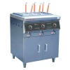LC-DZML-6(GS) electrical 6 burner noodle cooker with cabinet for chinese kitchen equipment passed ISO9001