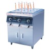 LC-DZML-9(GS) electric 9 burner noodle cooker with cabinet for kitchen equipment passed ISO9001