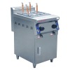 LC_QZML_4(GS)  four burner gas noodle cooker with cabinet for kitchen equipment passed ISO9001