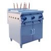 LC_QZML_6(GS) gas six burner noodle cooker with cabinet for commercial kithen cooker passed ISO9001