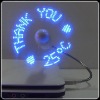 LED USB fan