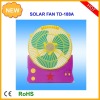 LED rechargeable 9 inch fan with light and radio, emergency fan lantern,portable-TD-188