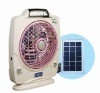 LW-9 12''AC&DC rechargeable solar fan