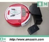 Low noise intelligent robot battery vacuum cleaner red