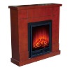 MDF mantel electric fireplace