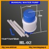 Manual water pump by hand press, for 5gallon water bottles