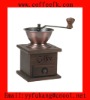 Manual wood Coffee grinder mill
