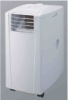 Mechanical control cooling and heating type portable air conditioner