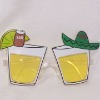 Mexican hat glasses