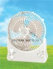 Mini Rechargeable fan with 9 inch blade & radio & LED light