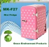 Mini fridge with pink color