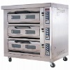 Miro-computer triple-layer six tray electric oven