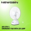 Multi-function Emergency Fan With Lamp.Rechargeable Emergency Fan