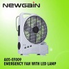 Multi-function Emergency Fan With Lamp.Rechargeable Fan
