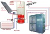 Multifunction air condition water heat pump -16kw hot home water,air heating and air cooling all in one