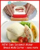 NEW Portable Sandwich Maker Bread Mold Cutter - sand mate