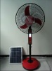 New Design solar rechargeable fan