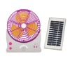 New Fashion Design Solar Table Fan with Light