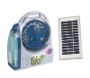 New Fashion Design Solar Table Fan with Tube Light