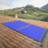 New balcony wall hung of pressurized bule titanium solar chargers(80L)